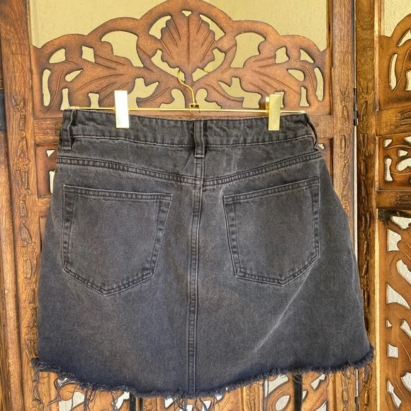 I.AM.GIA Black Denim Skirt - Picture 2 of 3